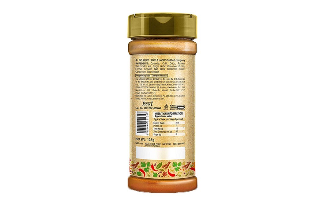 Eastern Spice Blend Jalandhar Chicken Masala   Plastic Bottle  125 grams